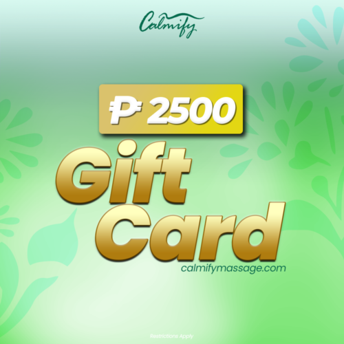 2500 pesos gift card